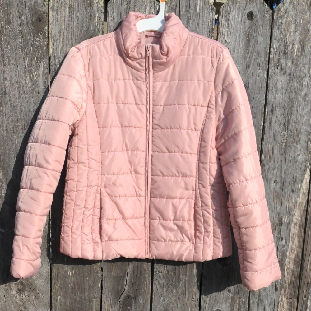 LOFT  Small Pink Quilted Puffer Jacket